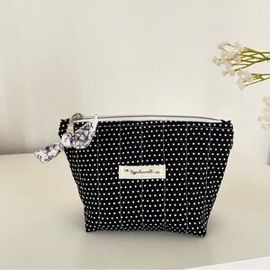 Makeup pouch Handmade 100%Cotton fabric zipper‎